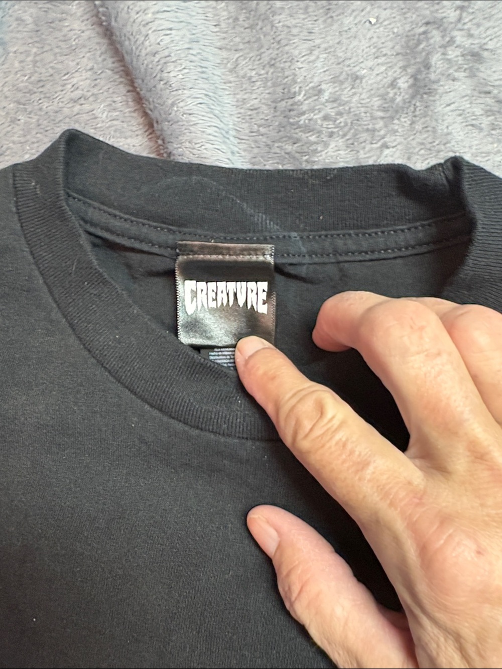 Creature Black Short Sleeve Crewneck Tee